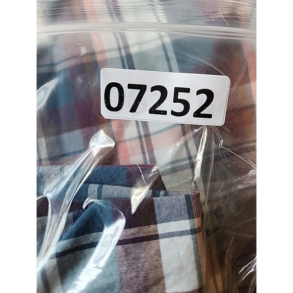 Original Penguin Jaspe Plaid Button Down Shirt Mens S Long Sleeve Stretch NEW - Picture 8 of 8